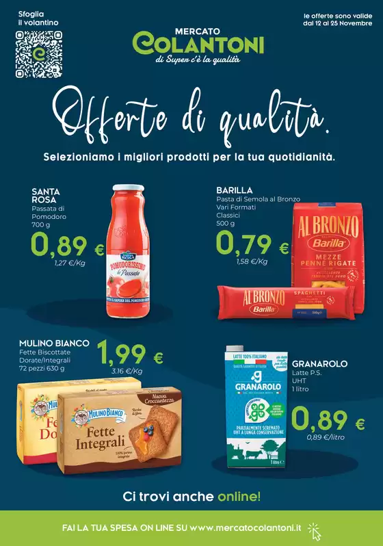 Volantino Mercato Colantoni a Palermo | Offerte di qualita | 12/11/2024 - 25/11/2024