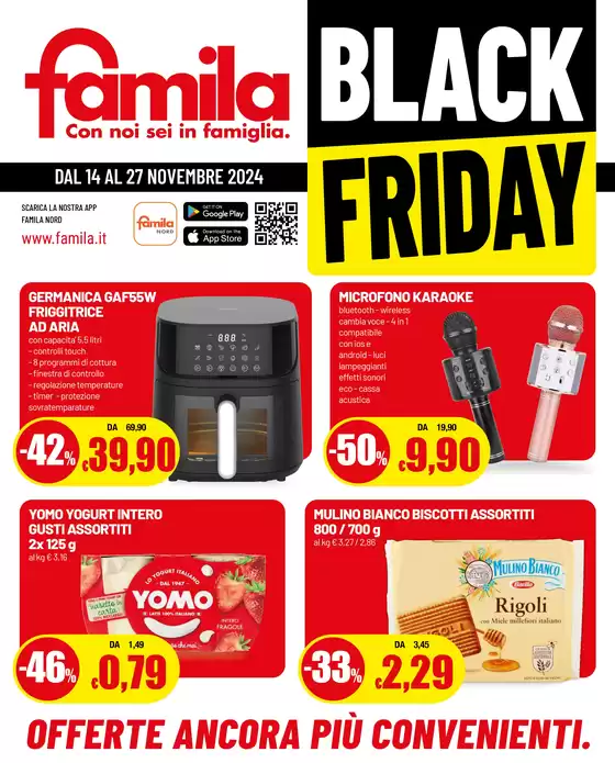 Volantino Famila a Parma | Black friday | 14/11/2024 - 27/11/2024