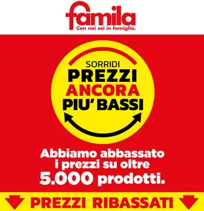 Volantino Famila | Prezzi ancora piu bassi | 14/11/2024 - 27/11/2024