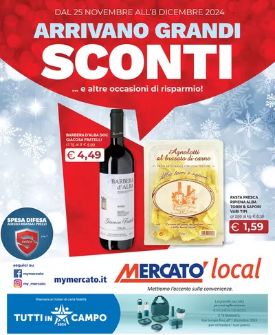 Volantino Mercatò Local a Sanfront | Arrivano i grandi sconti | 25/11/2024 - 8/12/2024