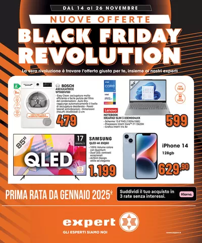 Volantino Expert a Aversa | Black Friday Revolution! | 14/11/2024 - 26/11/2024