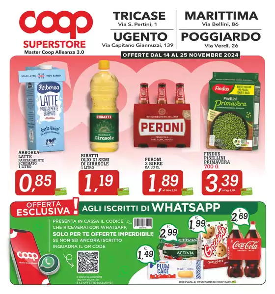 Volantino Superstore Coop a Ugento | Dal 14 al 25 novembre 2024 | 14/11/2024 - 25/11/2024