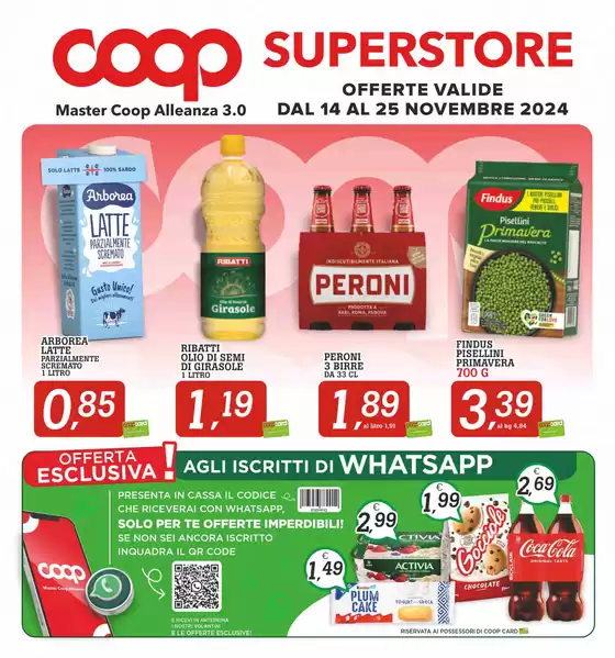 Volantino Superstore Coop a Bari | Dal 14 al 25 novembre 2024 | 14/11/2024 - 25/11/2024