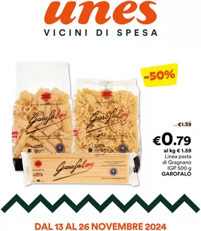 Offerte di Iper e super a Parma | Vicini di spesa in Unes | 13/11/2024 - 26/11/2024