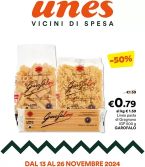 Offerte di Iper e super a San Martino in Rio | Vicini di spesa in Unes | 13/11/2024 - 26/11/2024