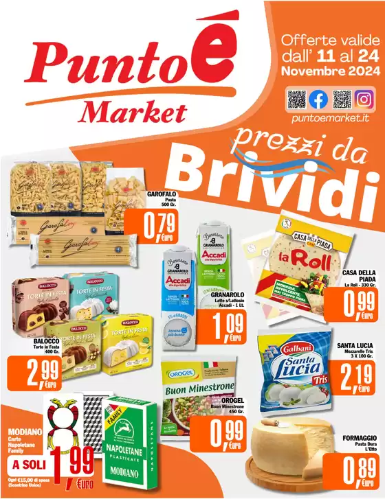 Volantino Punto è Market a San Nicola da Crissa | Prezzi da brivido | 12/11/2024 - 24/11/2024