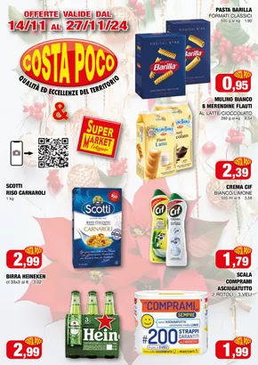 Volantino Supermercati Costa Poco a Spinetta Marengo | Offerte valide dal 14/11 al 27/11/24 | 13/11/2024 - 27/11/2024