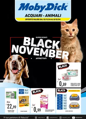 Offerte di Animali a Fiuggi | Black november in MobyDick | 13/11/2024 - 9/12/2024