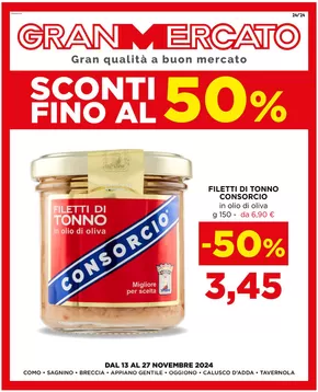 Volantino Gran Mercato a Calusco d'Adda | Sconti fino al 50% | 13/11/2024 - 27/11/2024