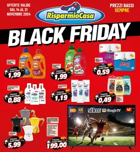 Volantino Risparmio Casa a Torino | Black Friday | 13/11/2024 - 21/11/2024