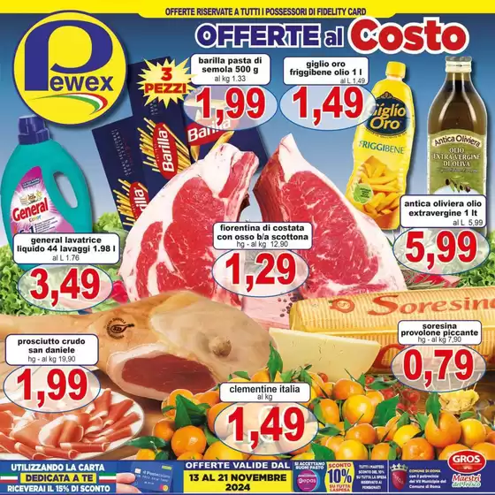 Volantino Pewex a Marino | Al Costo | 13/11/2024 - 21/11/2024