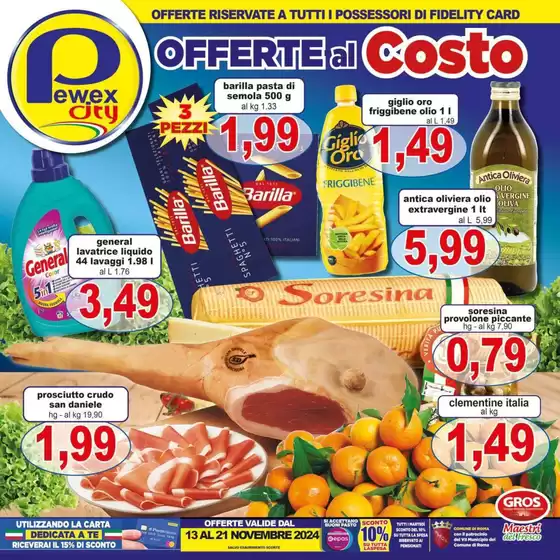 Volantino Pewex a Roma | Offerte Al Costo | 13/11/2024 - 21/11/2024