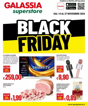 Volantino Galassia a Lonigo | Black friday | 14/11/2024 - 27/11/2024