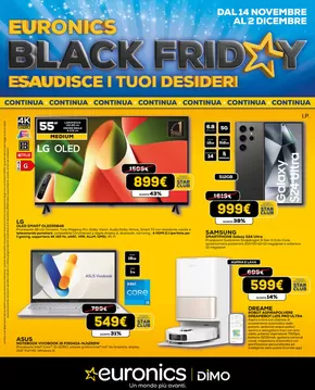 Volantino Euronics | Black Friday Continua | 14/11/2024 - 2/12/2024