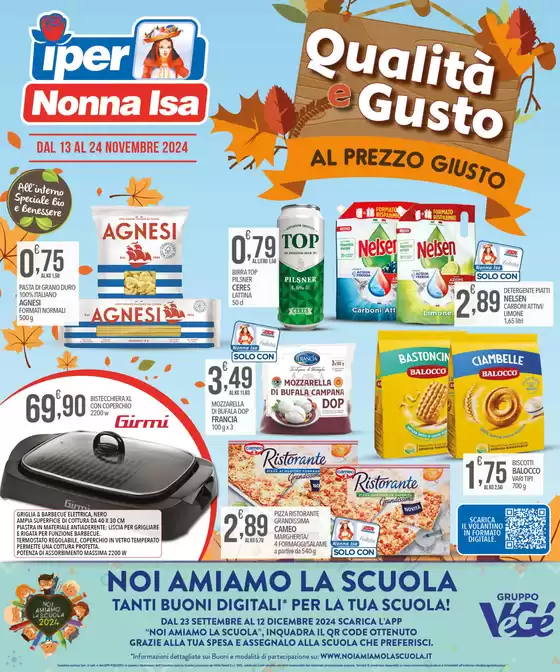 Volantino Iper Nonna Isa a Oristano | Qualita e Gusto | 13/11/2024 - 24/11/2024