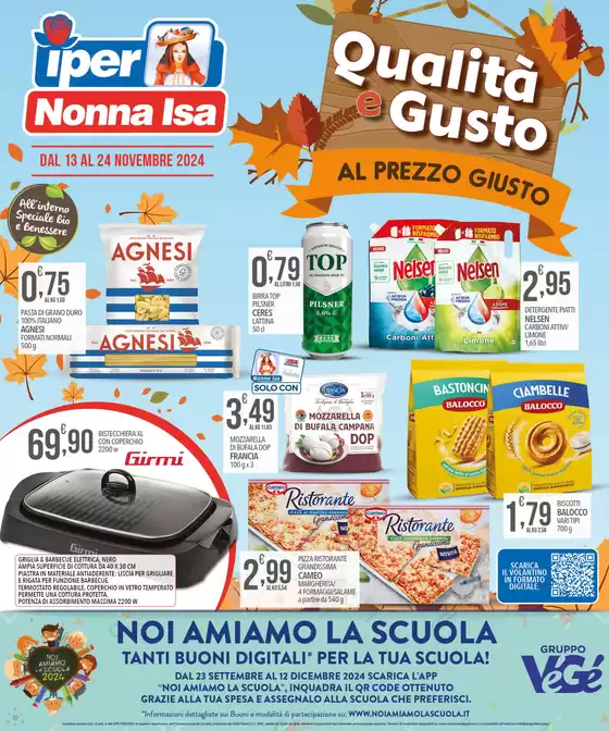 Volantino Iper Nonna Isa a Alghero | Qualita e Gusto | 13/11/2024 - 24/11/2024