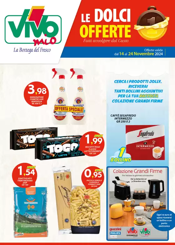 Volantino Vivo Supermercati a Teglio | Catalogo Vivo Supermercati | 14/11/2024 - 24/11/2024