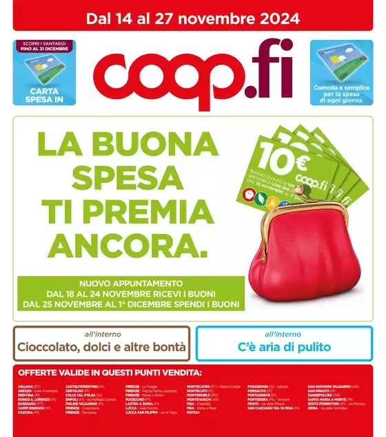 Volantino Coop a Campi Bisenzio | LA BUONA SPESA TI PREMIA ANCORA | 14/11/2024 - 27/11/2024