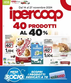 Volantino Ipercoop a Genova | 40 Prodotti al 40% | 14/11/2024 - 27/11/2024