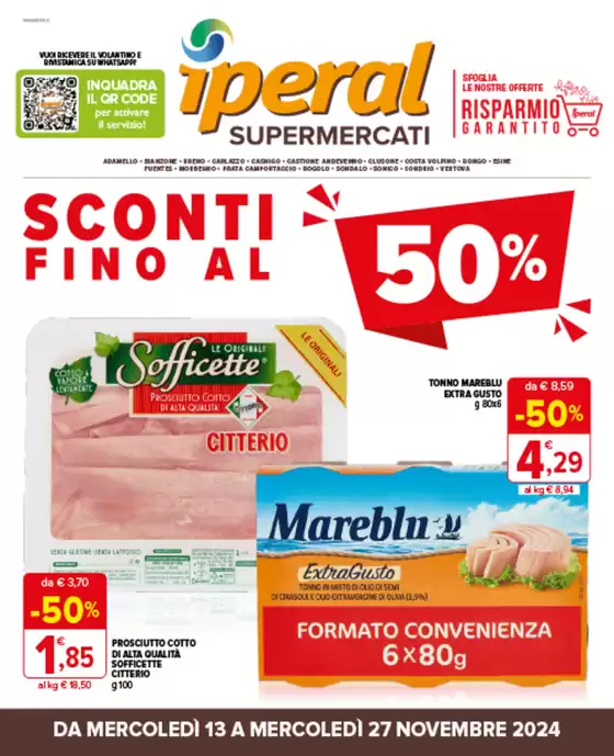 Volantino Iperal a Sondrio | Sconti fino al 50% | 13/11/2024 - 27/11/2024