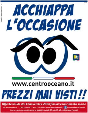 Offerte di Discount a Jesi | Prezzi mai visti!!! in Centro Oceano | 13/11/2024 - 27/11/2024