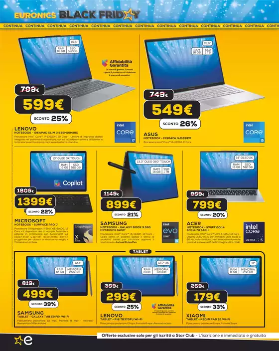 Volantino Euronics a Bologna | Black Friday - Esaudisci i tuoi desideri | 14/11/2024 - 2/12/2024