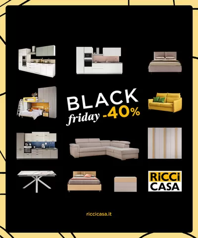 Offerte di Arredamento a Piacenza | BLACK Friday in Ricci casa | 18/11/2024 - 1/12/2024