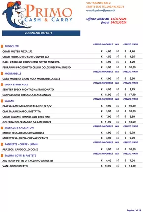 Volantino Pascar a Taranto | Offerte valide dal 11/11 fino al 24/11/2024 | 13/11/2024 - 24/11/2024