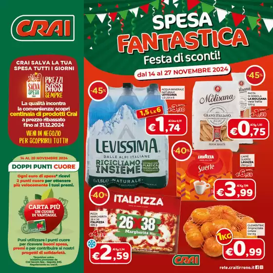 Volantino Crai a Aprilia | Spesa fantastica | 14/11/2024 - 26/11/2024