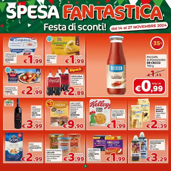 Volantino Crai a Aprilia | Spesa fantastica | 14/11/2024 - 26/11/2024