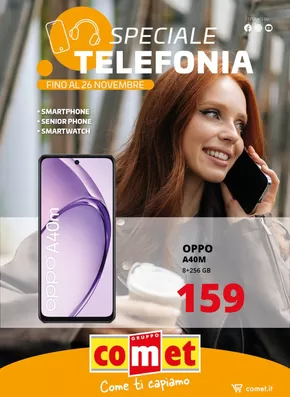 Offerte di Elettronica a San Martino in Rio | Speciale Telefonia! in Comet | 14/11/2024 - 26/11/2024