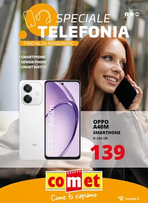 Offerte di Elettronica a Bologna | Speciale Telefonia! in Comet | 14/11/2024 - 26/11/2024