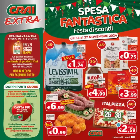 Volantino Crai a Rieti | Spesa fantastica | 14/11/2024 - 26/11/2024