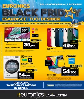 Volantino Euronics | BlackFriday: esaudisce i tuoi desideri | 14/11/2024 - 2/12/2024