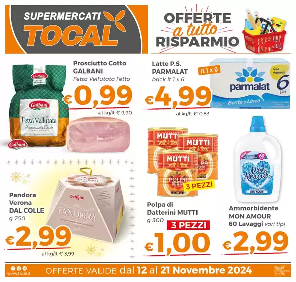 Volantino Tocal  a Belpasso | Offerte a tutto risparmio | 14/11/2024 - 21/11/2024