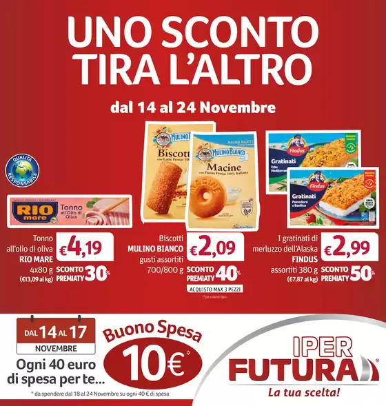 Volantino Iper Futura a L'Aquila | Uno scontro tira l'altro | 14/11/2024 - 24/11/2024