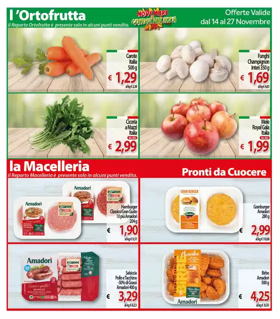 Volantino Vivo Market a Fiumicino | Novembre convenienza | 14/11/2024 - 27/11/2024