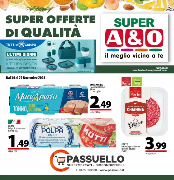 Volantino A&O a Comelico Superiore | SUPER OFFERTE DI QUALITÀ | 14/11/2024 - 27/11/2024