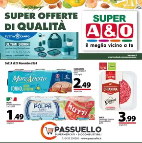 Offerte di Iper e super a Prato Carnico | SUPER OFFERTE DI QUALITÀ in A&O | 14/11/2024 - 27/11/2024