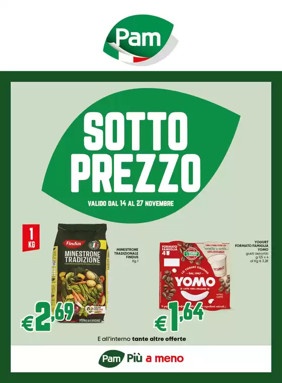 Volantino Pam a Albinea | SOTTO PREZZO | 14/11/2024 - 27/11/2024