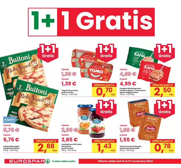 Volantino Eurospar a Spilamberto | Nuovo Eurospar | 14/11/2024 - 27/11/2024