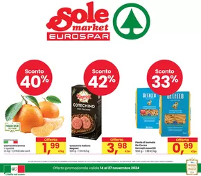 Volantino Eurospar a Chirignago | Sconti di qualità  | 14/11/2024 - 27/11/2024