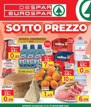 Offerte di Iper e super a Ozieri | Sotto prezzo in Eurospar | 14/11/2024 - 27/11/2024