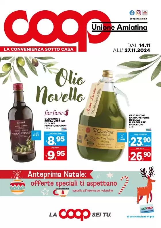 Volantino Coop a Santa Fiora | La convenienza sotto casa | 14/11/2024 - 27/11/2024