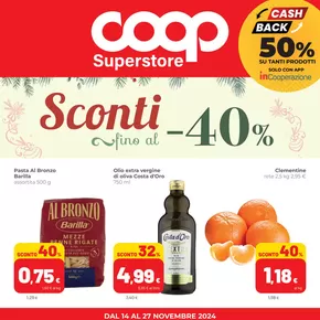 Volantino Coop | Sconti fino al 40% | 14/11/2024 - 27/11/2024