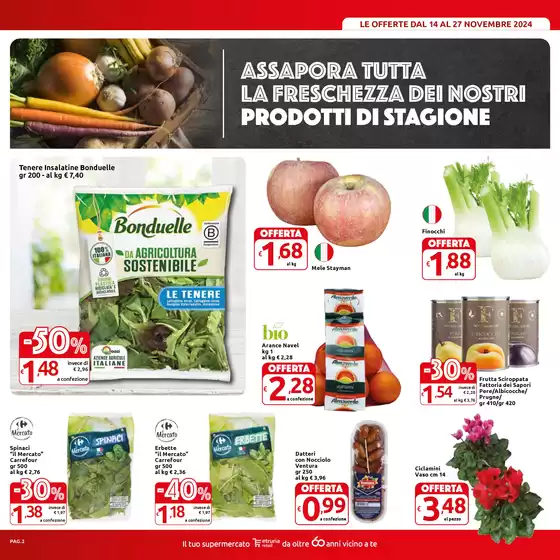 Volantino Carrefour Market a Siena | Sconti fino al 50% | 14/11/2024 - 27/11/2024