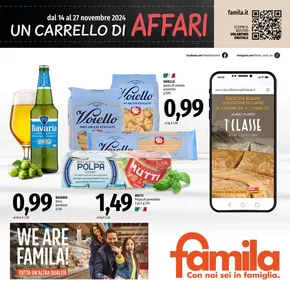 Volantino Famila a Tricesimo | Un carrello di affari  | 14/11/2024 - 27/11/2024