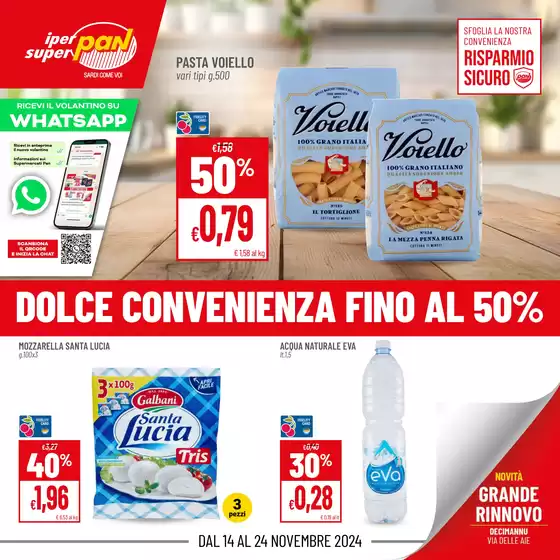 Volantino Superpan a Selargius | Dolce convenienza fino al 50% | 14/11/2024 - 24/11/2024