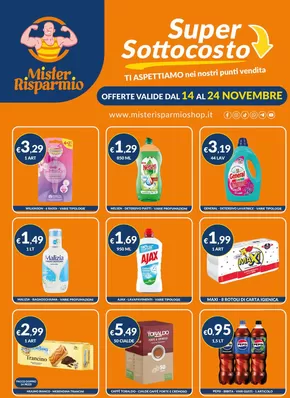 Offerte di Cura casa e corpo a Pozzuoli | Super Sottocosto in Mister Risparmio | 14/11/2024 - 24/11/2024