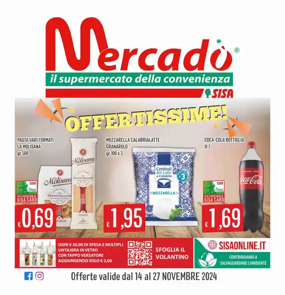 Volantino Mercadò a Curinga | Offertissime!  | 14/11/2024 - 27/11/2024